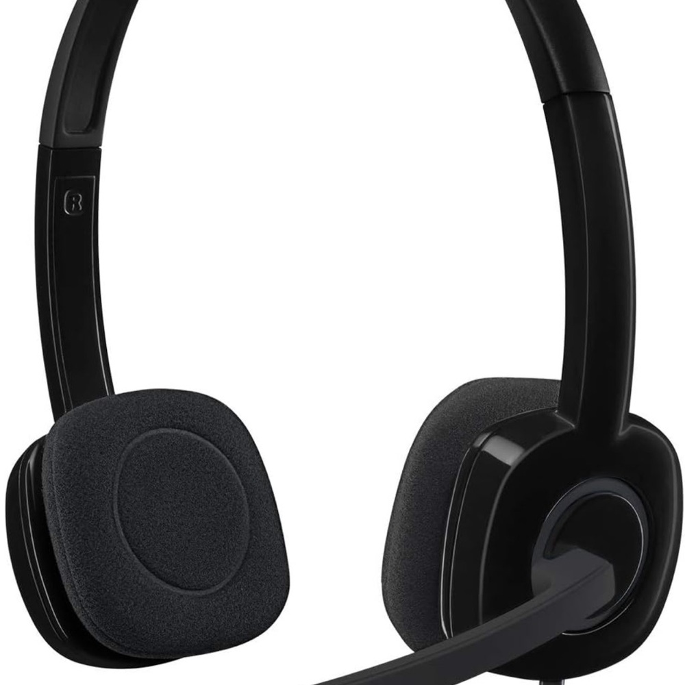 Re Newed Logitech 981-000587 3.5 mm Analog Stereo Headset H151